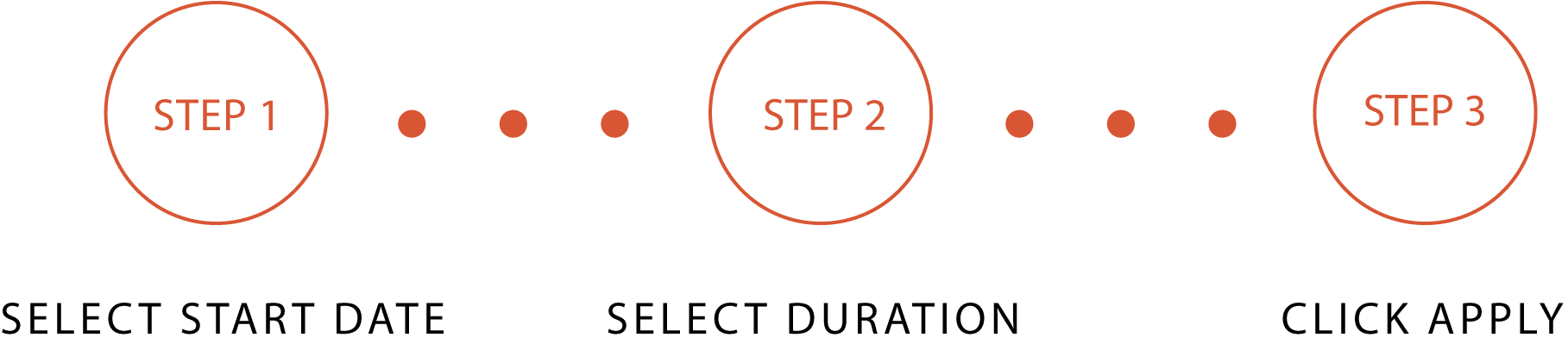 Step-by-step program application process instructions