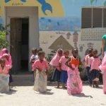 Girl Impact volunteers facilitating games to school girls in Tanzania