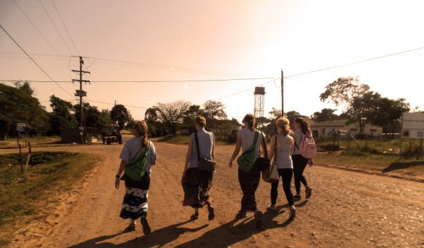 female volunteers in Africa