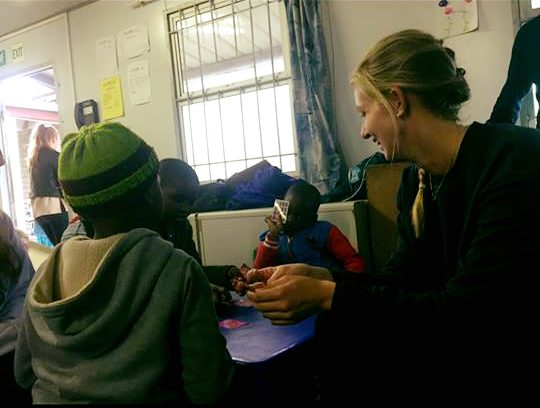 volunteer teacher in South Africa